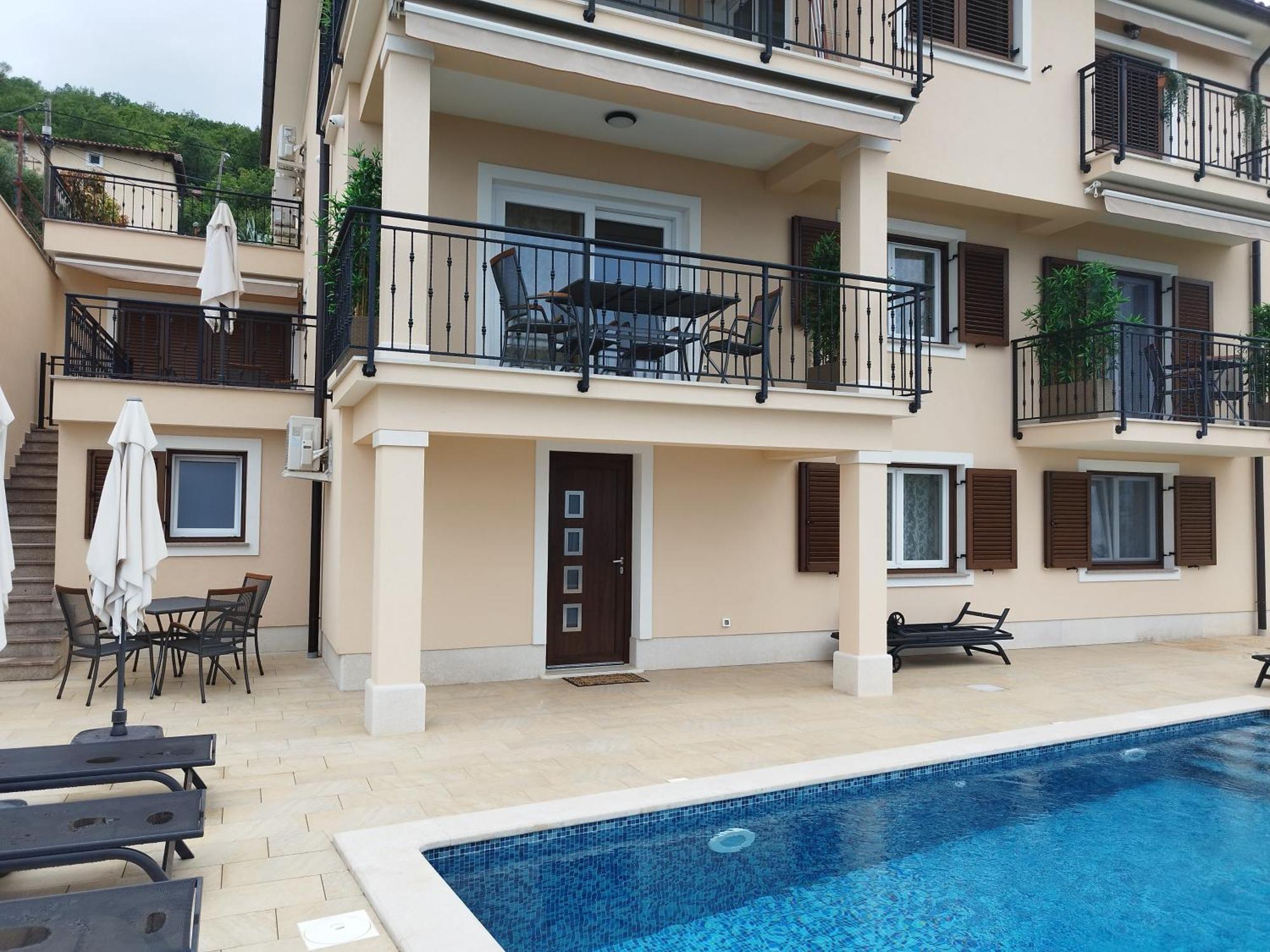Apartments Villa Elma Мощеницька Драга Екстер'єр фото